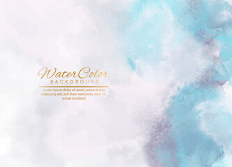 Naklejka na ściany i meble abstract watercolor textured background. Design for your date, postcard, banner, logo.