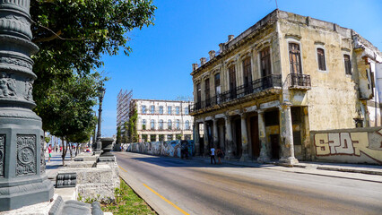Fototapeta premium Buildings in Cuba