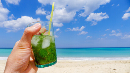 cocktail on the beach