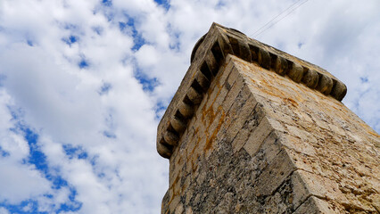 old stone tower in Cuba