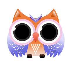 Cartoon owl cute.