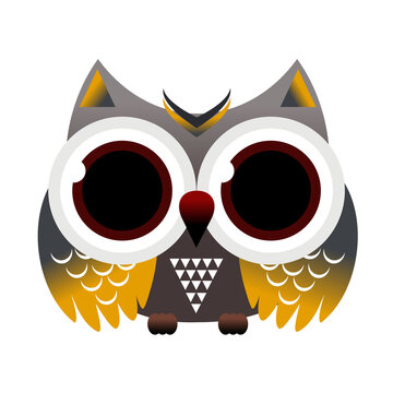  Cartoon owl cute.