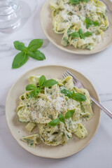Cacio e Pepe - Italian Pasta with Cheese and Pepper
