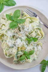 Cacio e Pepe - Italian Pasta with Cheese and Pepper