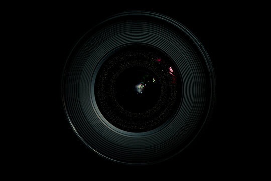 camera lens close up