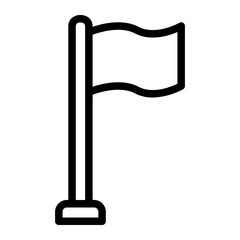 flag line icon