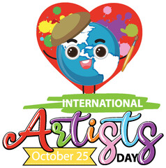 International Artists Day Banner Design