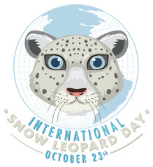 International Snow Leopard Day Banner Design
