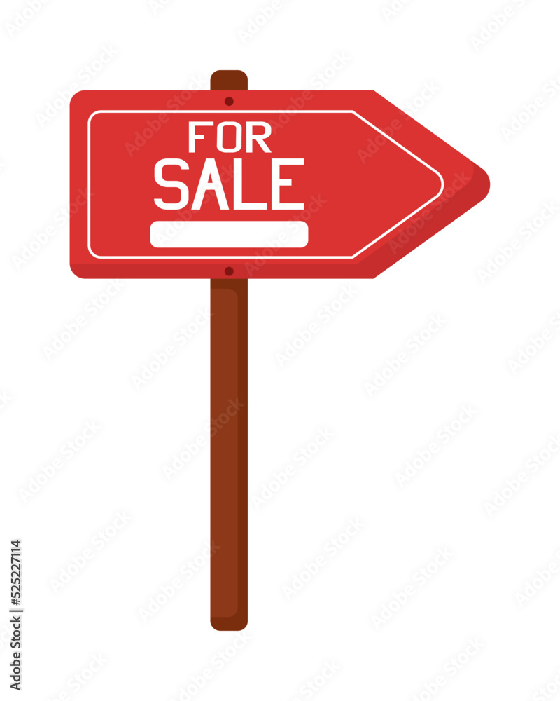 Poster for sale real estate sign