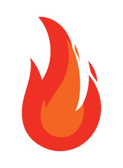 fire icon isolated