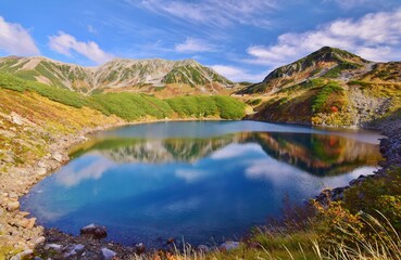 Autumn scenery in Tateyama alpine, Toyama