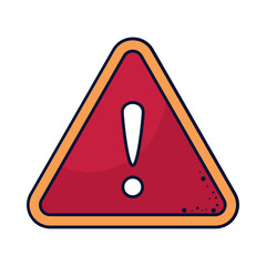 caution sign icon