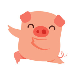 Fototapeta premium Pig Design Very Cute Animal