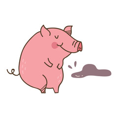 Pig Design Very Cute Animal