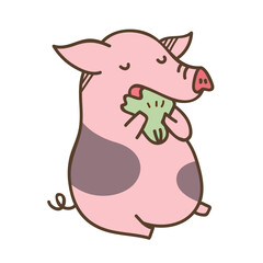 Pig Design Very Cute Animal
