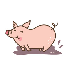 Pig Design Very Cute Animal