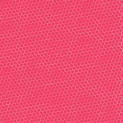 Illustration wall of hexagons red color. Decoration of backgrounds, cards, letters, printed sheets, printing on fabric, web publications.
