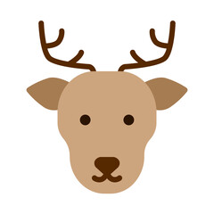 Deer Face Icon