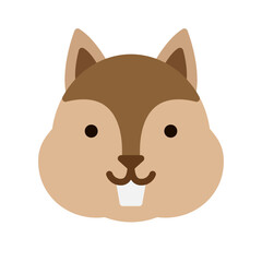 Squirrel Face Icon