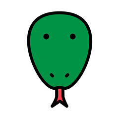 Snake Face Icon