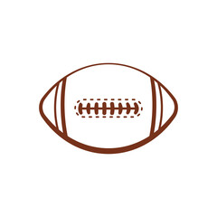 Vector pattern design oval ball in sports american football popular sport competition to find winner © anuwat