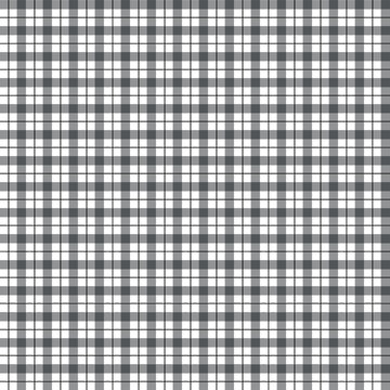 Black White Grey Plain Scott Plaid Tartan Checkered Gingham Pattern Illustration Tablecloth, Picnic mat wrap paper, Mat, Fabric, Textile, Scarf