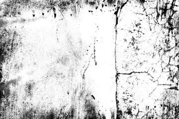 Fototapeta na wymiar Abstract dust distressed overlay grunge edges texture . Black and white Scratched dust texture, distressed ink paint texture for background.