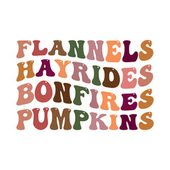 Halloween Retro wavy T-Shirt Design