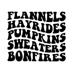 Halloween Retro wavy T-Shirt Design