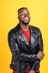 Obraz premium Stylish Black Man in Studio