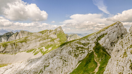mountain landscape with sky