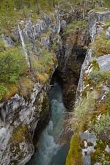 Marble Canyon in Kootenay National Park in British Columbia,Canada,North America
