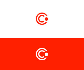 C, CC Letter Logo Vector Template Abstract Monogram Symbol