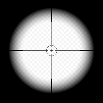 looking through a rifle scope