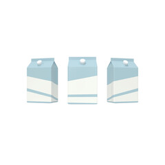 Milk Packaging isolated icon 3d render illustration