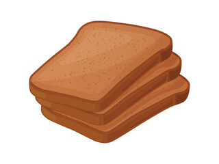 Fresh bread. Bakery for breakfast. Elements for bakery, pastry design.