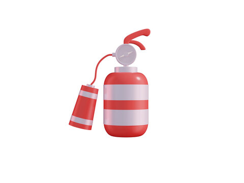 Fire Extinguisher  icon isolated 3d render illustration