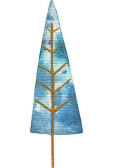 watercolor landscape clipart, trees, houses, hills, lakes,moutaint