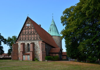 Fototapeta na wymiar Historical Church in the Village Salzhausen, Lower Saxony