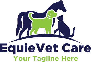 vet and animal logo design
