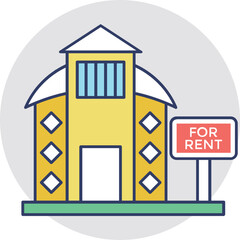 For Rent Vector Icon