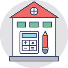 Construction Budget Vector Icon