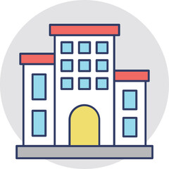 Buildings Vector Icon