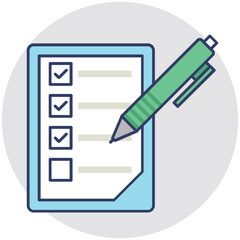 Checklist Vector Icon 