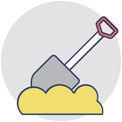 Spade Tool Vector Icon