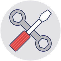 Repairing Tools Vector Icon