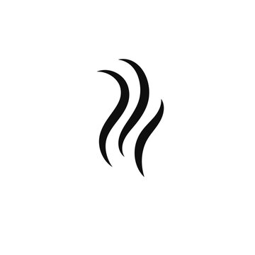 recommend clip art: Wavy line vector of rising steam or smoke. Coffee aroma line concept Isolated on white background.