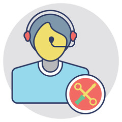 Technical Support Vector Icon
