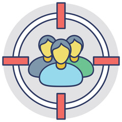 Target Audience Vector Icon