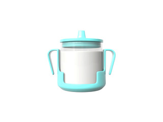 Cup Icon isolated 3d render illustration